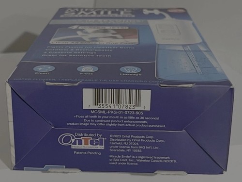 Miracle Smile Hilo de Agua Portátil Dental Recargable Inalámbrico Nuevo - Imagen 5 de 5