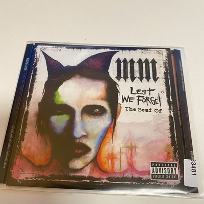 MARILYN MANSON lest we forget - best of VG+/EX (CD Album, Hard, Interscope)