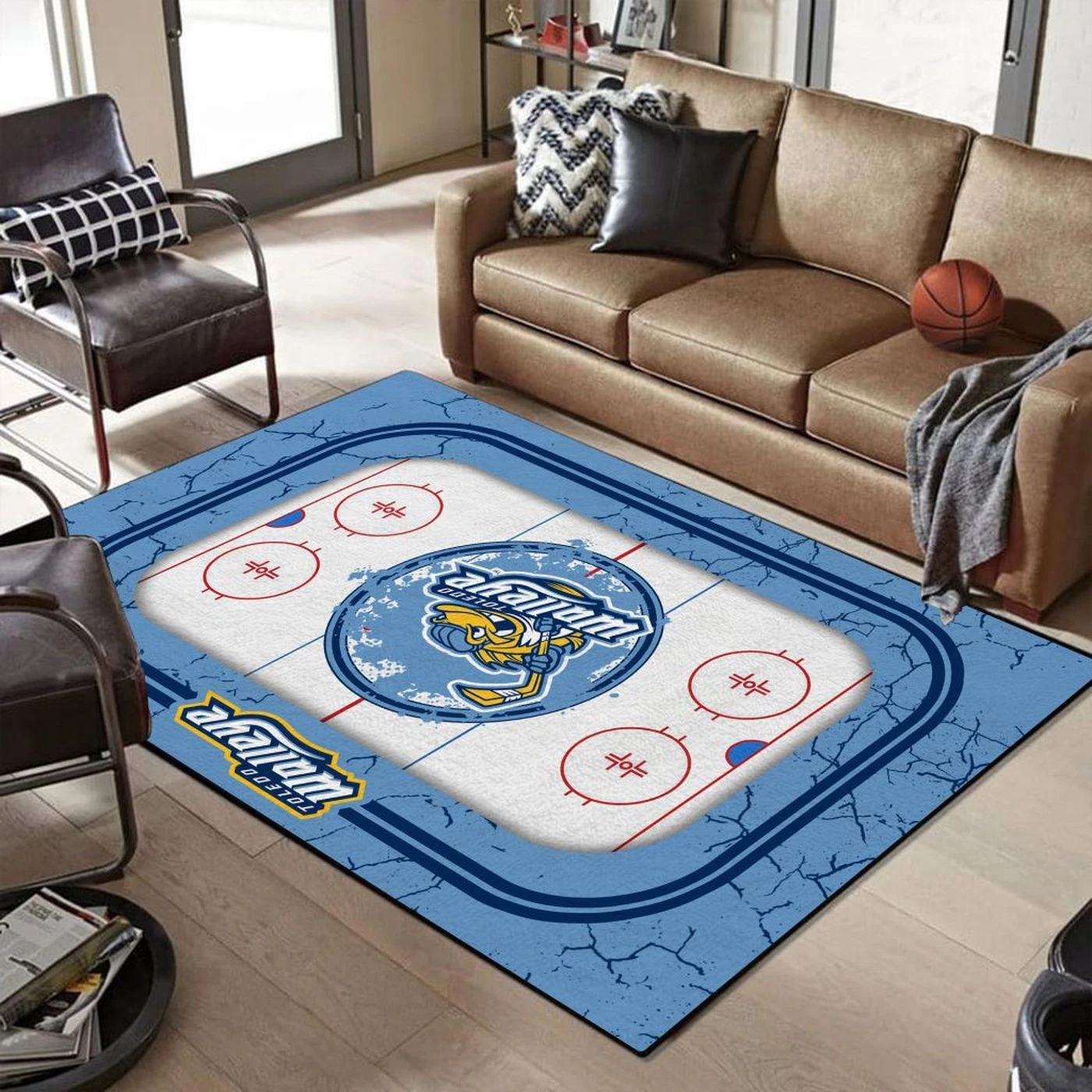 Toledo Walleye Special Doormat, Garage Rug, Welcome Mat, Carpet Rug