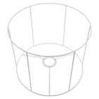 Iron Lampshade Frame - E27 Industrial Metal Wire Lampshade Holder Frame -