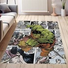 Hulk Rug, Super Hero Rug, Marvel Rug, Avengers Rug, Magazine Cover, Legendary, F