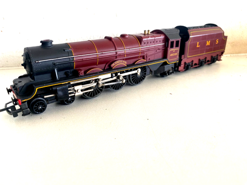 TRIANG LMS R258 PRINCESS ROYAL PACIFIC 46200 LOCO & TENDR MAROON LINED ORANGE GC - Picture 1 of 13