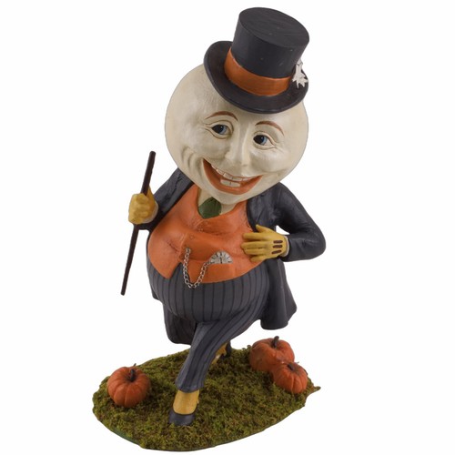 Bethany Lowe Mr Harvey Moon Man Top Hat Suit Halloween Figura TD4161 GAMBA ROTTA