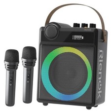 100W Portable Voice Amplifier with 2 Wireless Microphones S17  Bluetooth 5.3