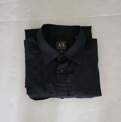 Armani Exchange A|X Langarm Hemd mit Knopfleiste Größe M. - Bild 13 von 15