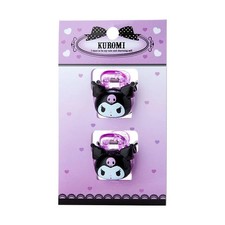 2 PCS Sanrio Japan Original Clear Mini Hair Claw Clip Set Kuromi New