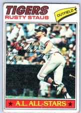 1977 Topps #420 Rusty Staub Detroit Tigers Vintage Baseball Card VG-EX