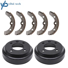 For Yamaha G1/G2/G8/G9 (1982-1992) Gas/Electric Golf Cart Brake Drums Shoes Kit