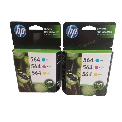 ✅ORIGINAL HP Tinte SET✅2)564 Tri Color Combo (1)564XL Schwarz (1)564XL Foto Schwarz - Bild 3 von 10