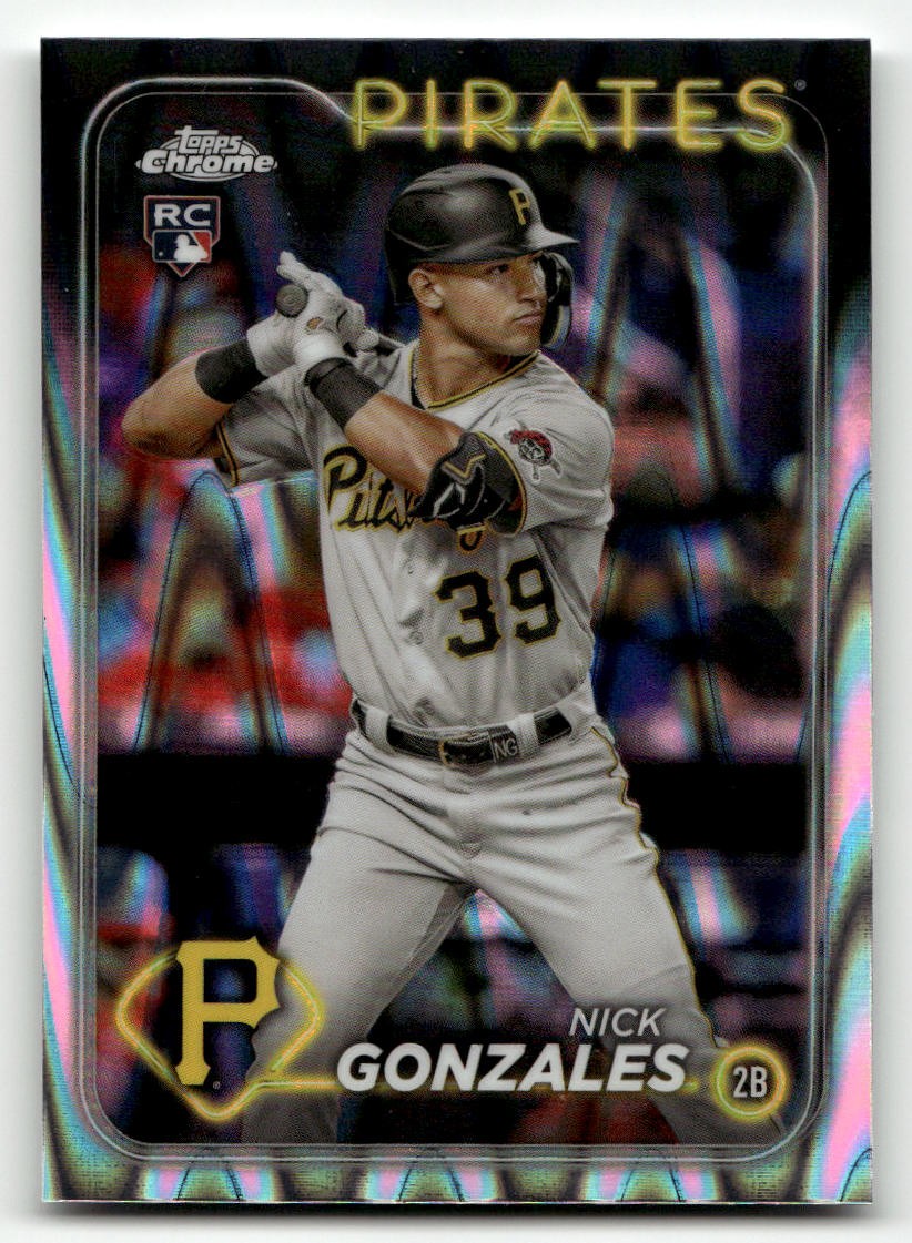 2024 Topps Chrome #72 Nick Gonzales Raywave Refractors RC