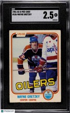 Wayne Gretzky 1981-82 O Pee Chee SGC 2.5 Good + OPC 81-82 3rd Year OILERS