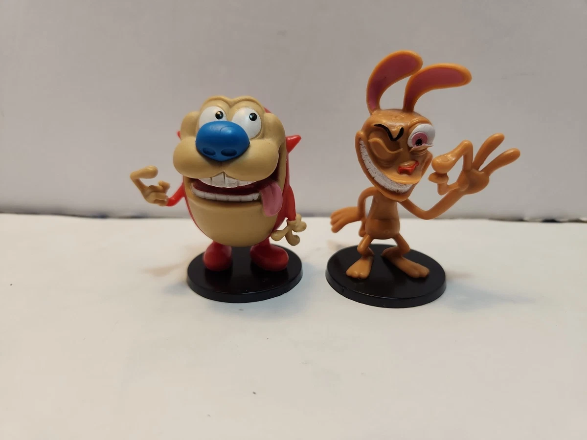USAヴィンテージ　レン&スティンピー フィギュア ニコロデオン アメトイ USAヴィンテージ レン&スティンピー フィギュア ニコロデオン アメトイ
