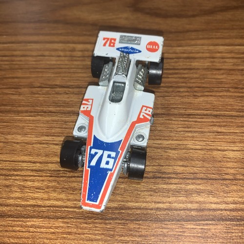 Hot Wheels Redline Formula 5000 Vintage 1974 Mattel Hong Kong Bianco #76 - Foto 9 di 10