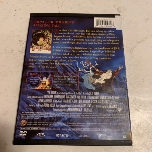 Der Hobbit DVD 1977 Snapcase Rankin Bass Animation Tolkien Klassiker. DVD15 - Bild 2 von 5