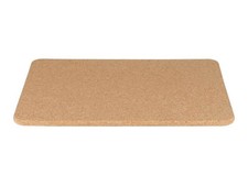 Heavy Duty Natural Cork Rectangular Thick Bath Mat Anti Slip Bathroom Floor Mat