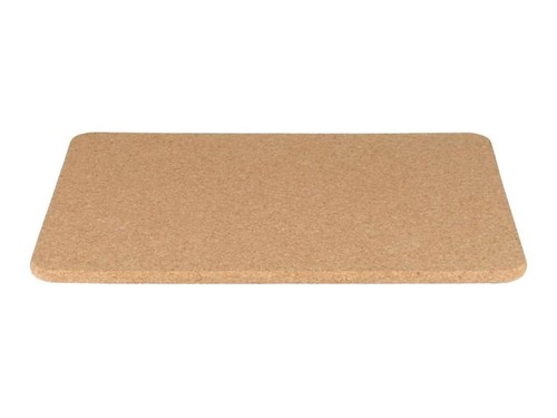 Strapazierfähige rechteckige dicke Badematte aus Naturkork Antirutsch Badezimmer Fußmatte - Bild 1 von 9