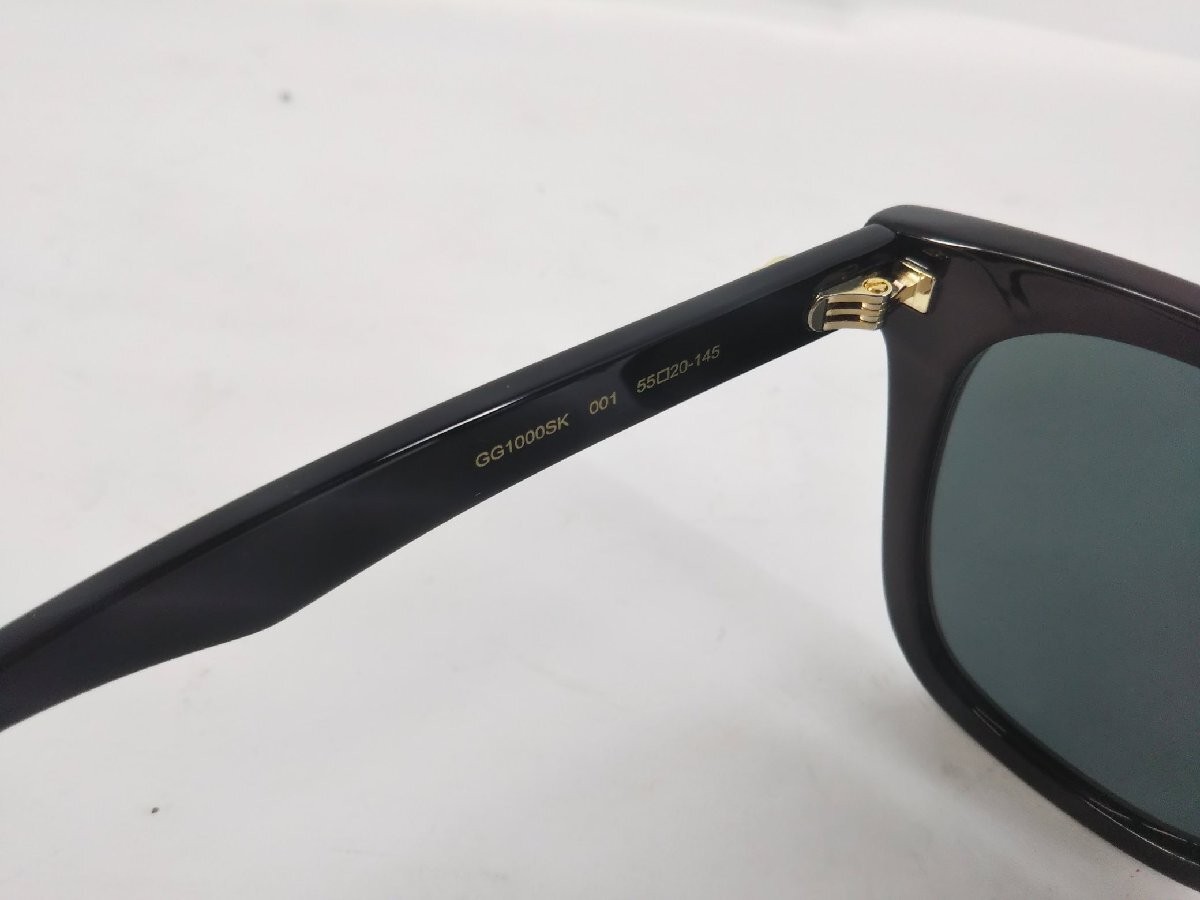 GUCCI Sunglasses G G1000SK 001 55 20 145 Black Made in Japan with Case thumbnail 4