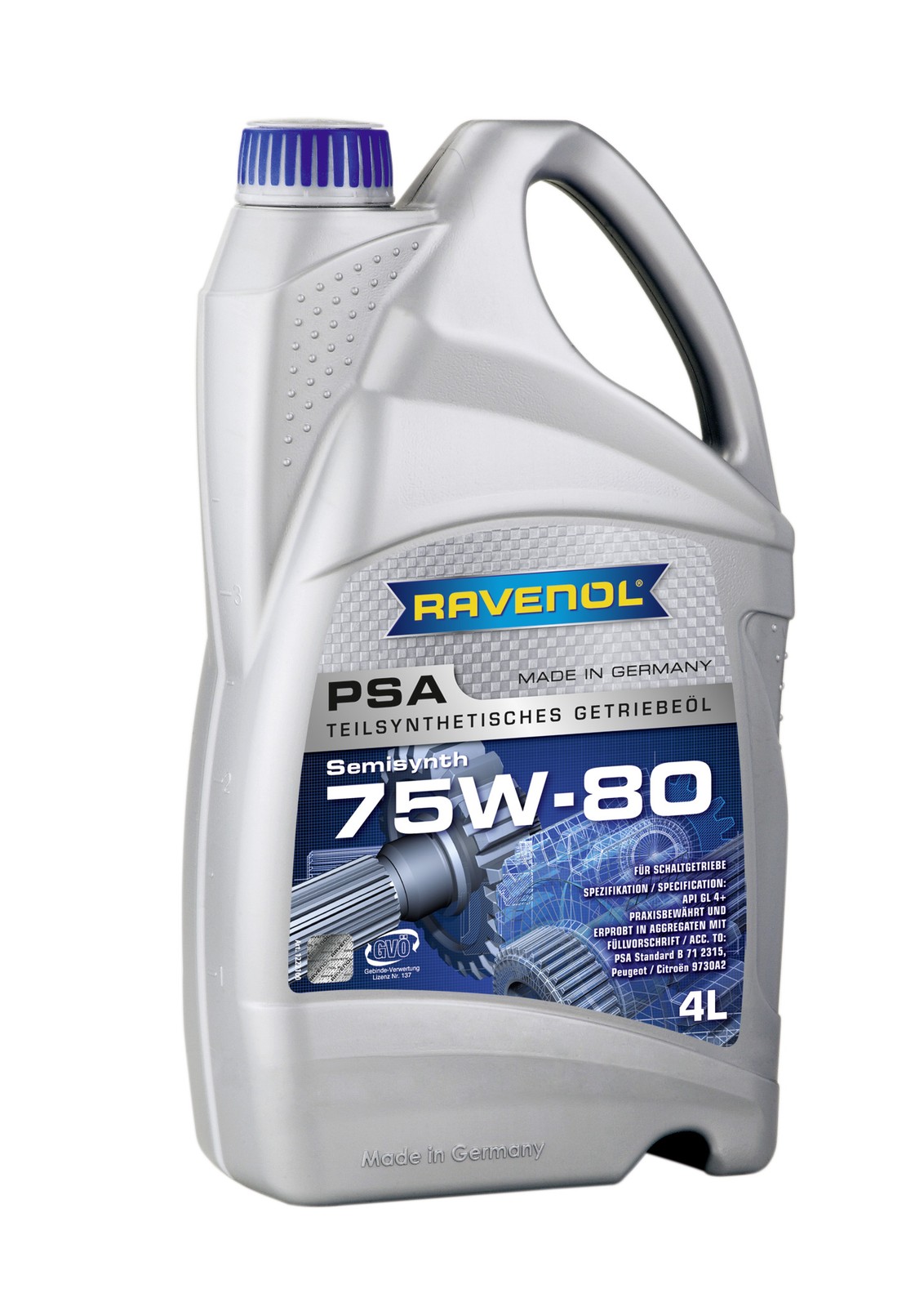 ✅Fits RAVENOL OLEJE 1222100-004-01-999 PSA GEARBOX OIL 75W80 4L   ⭐UK Seller⭐