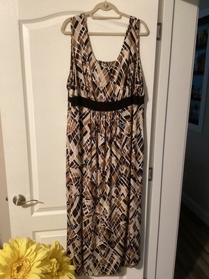 Susan Graver Liquid Knit Maxi Dress 2XL