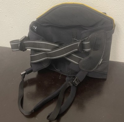 Neil Pryde Freeseat Yellow Black Kite Boarding Harness Sz large Wind Surfer
