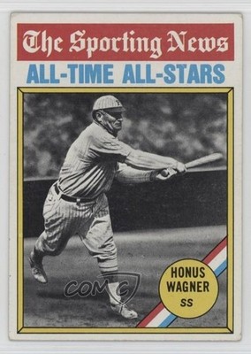 1976 Topps The Sporting News AllTime All-Stars Honus Wagner #344 HOF 2d4