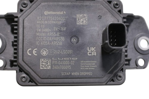 Lucid Air Cruise Control Distance Sensor Control Module 2022 - 2025 OEM - Picture 6 of 6