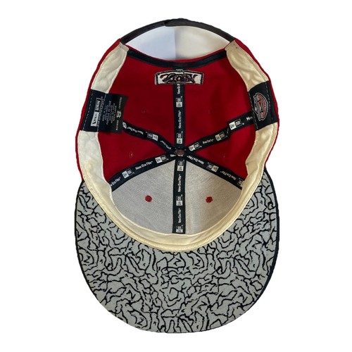 New Era Lake Elsinore Storm MILB Baseballkappe schwarz rot Druckknopflasche 100 % Wolle gebraucht, in einwandfreiem Zustand - Bild 6 von 6