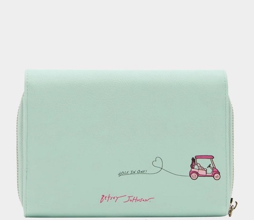 Betsey Johnson Golf Drive Me Crazy Large Wallet On A Chain  NWT - Picture 10 of 16