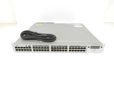 Cisco WS-C3850-48U-E Catalyst 3850 48 Port UPoE Switch - 2x PWR-C1-1100WAC