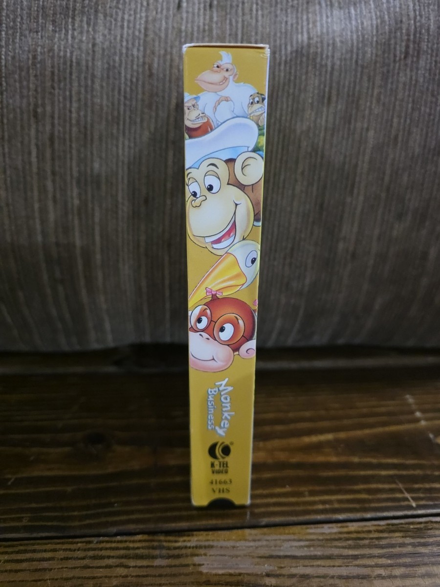 Monkey Business An Animated Movie (Secret Weapon) 1995 VHS