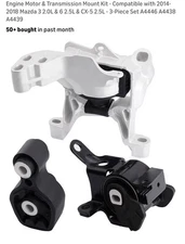 Engine & Transmission Motor Mount Kit Mazda 2014 2018