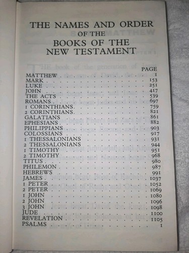 The New Testament Psalms King James Version Bible Ultra Giant Print HC - Picture 5 of 7