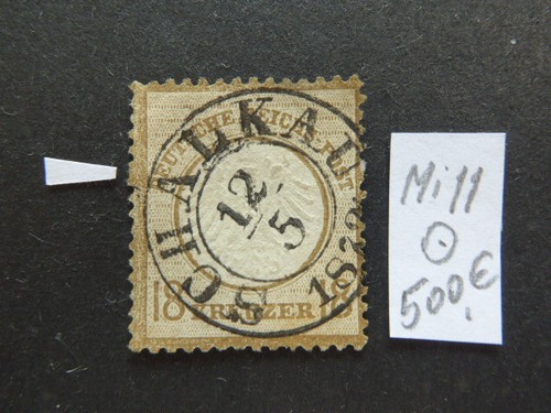 Deutsches Reich 1872 Mi 11-18 Kr. Brustschild Gestempelt !
