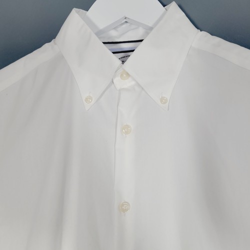 WORN ONCE CHARLES TYRWHITT MENS SHIRT 15.5" NECK EXTRA SLIM FIT WHITE DB14 - Foto 2 di 8