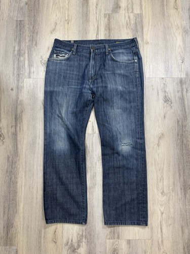 Citizens of Humanity Jeans Herren 36/29 Straight Low Stretch Dark Wash Denim USA