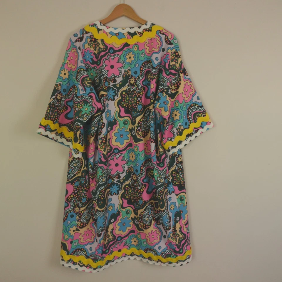 Celia B Kimono Womens One Size Multi Floral Paisley - Image 4 of 4