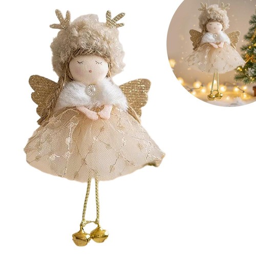-Angel Doll Pendants,Christmas Plush Ornaments Plush Angel Ornaments L4O2 W6N3 - Bild 6 von 22
