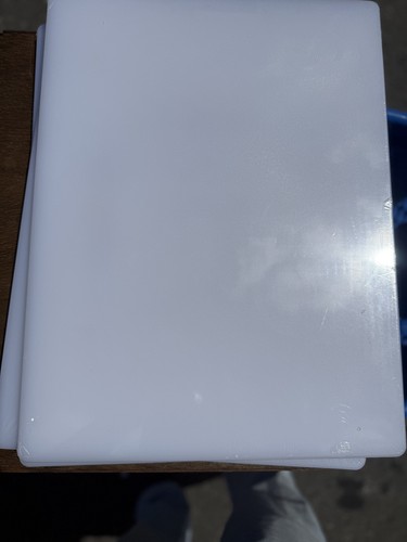 Winco 15" x 20" x 1/2" weiß Schneidebrett (CBH-1520) 86102 - Bild 2 von 2