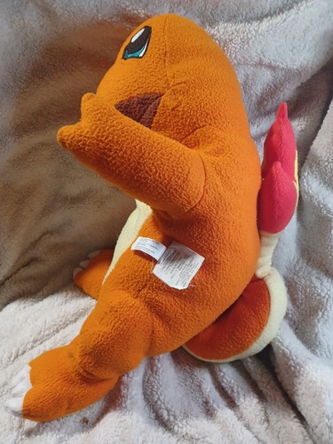 Vintage 1999 Pokemon 26 Zoll Charmander Kuschelkissen Pal Plüsch groß Jumbo selten - Bild 2 von 4