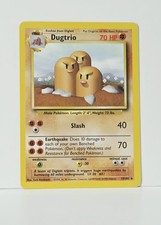 Dugtrio 19/102 Base Set Rare Unlimited WoTC Pokemon 1999 NM on eBay
