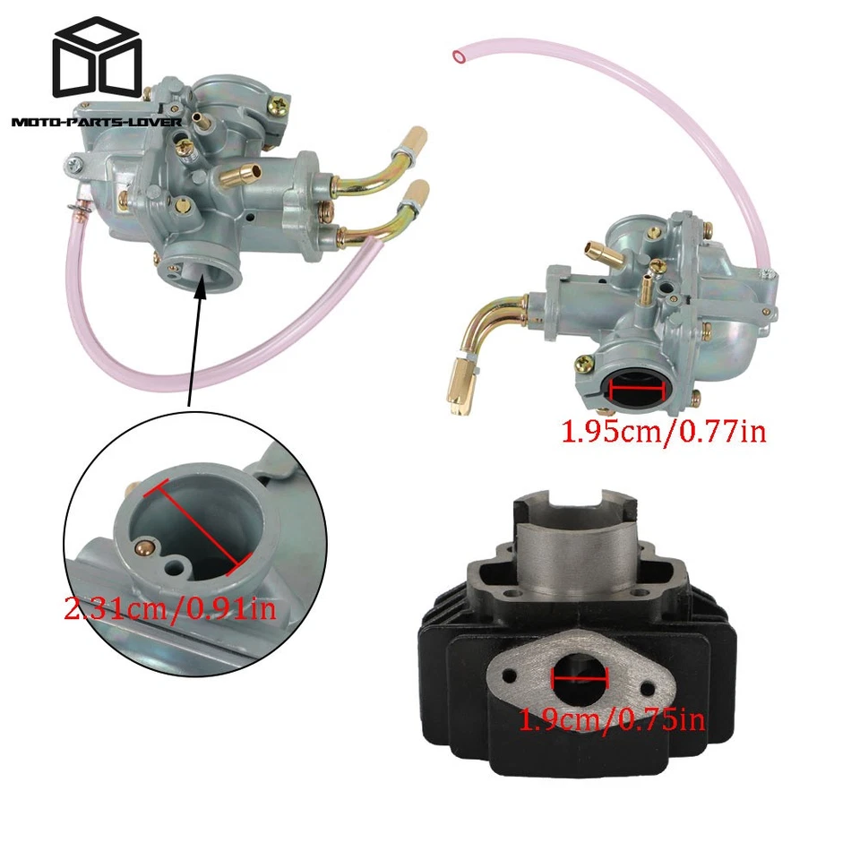 Комплект отверстий PW 50 PW50 верхний конец для поршневого цилиндра карбюратора Yamaha новый - Изображение 4 из 4