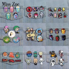 Cute Anime Character Enamel Pin Brooch Metal Zinc Alloy Fashion Jewelry Gift USA