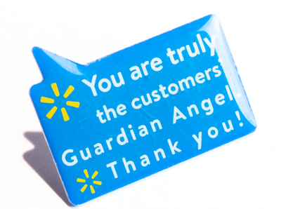 #ad #ad Walmart Guardian Angel Job Employee Lapel Pin $9.00