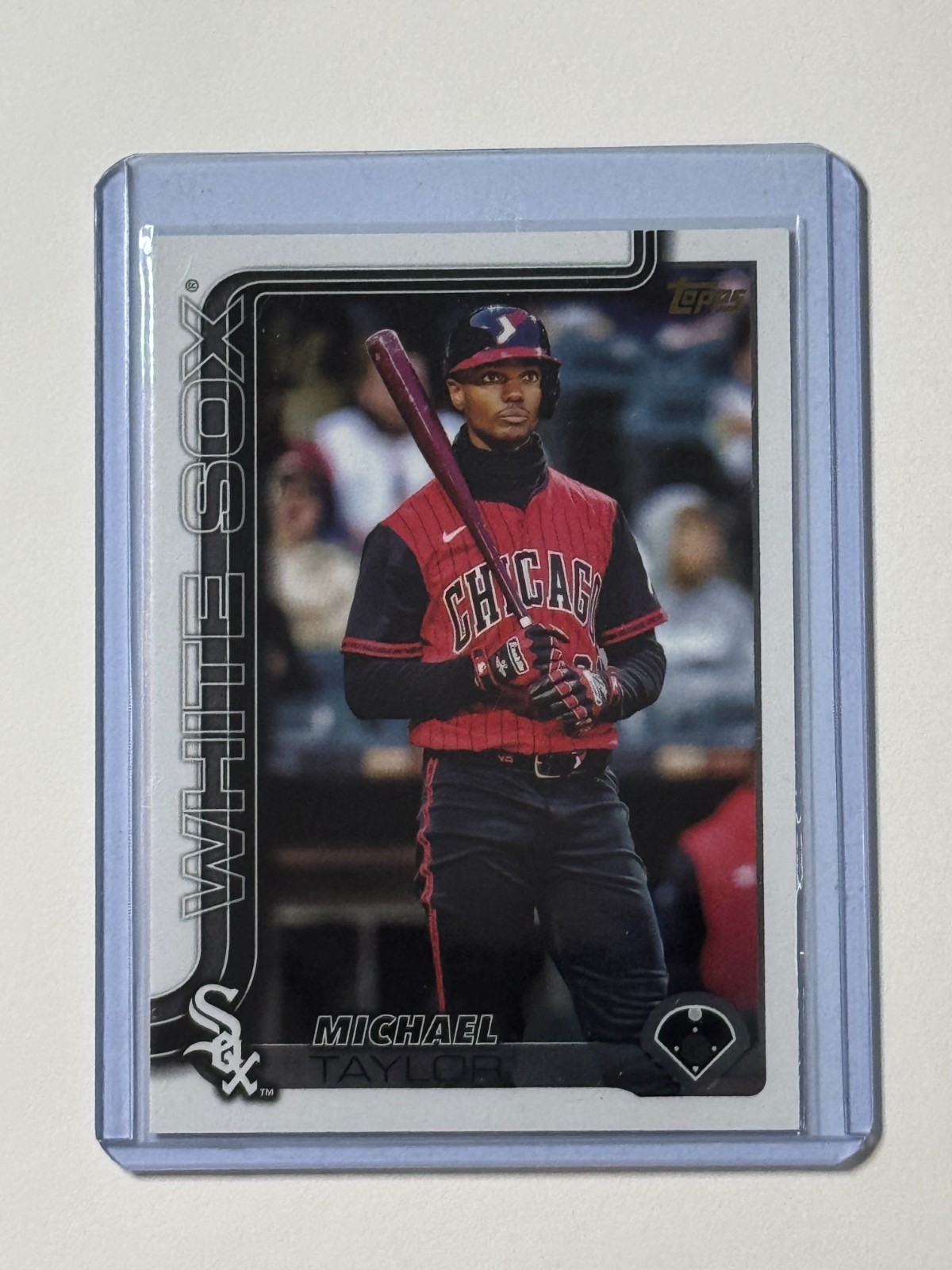 2025 Topps Update Michael Taylor Golden Mirror Back SSP Chicago White Sox #US57