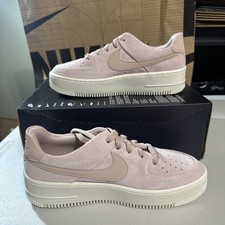 Nike Air Force 1 SAGE Low Womens Size 9 Particle Beige Pink AR5339-201 No Lid