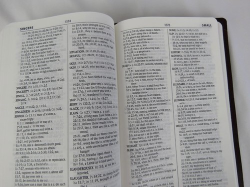 HOLY BIBLE King James Version Reference Edition Hendrickson Bibles Soft Cover - Foto 10 di 12
