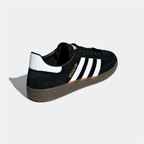 Adidas Handball Spezial Trainers Black White Gum Authentic Brand New - Picture 2 of 2