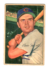 1952  Eddie Miksis Chicago Cubs Bowman Baseball card
