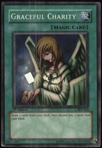 Graceful Charity - SDP-040 - Yu-Gi-Oh! TCG - Moderately Played - Super Rare
