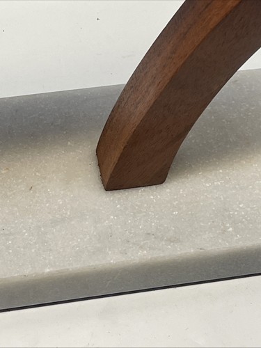 Aluminium Turteltauben auf Holz Herz Skulptur Marmorsockel. Sagebrook Home 15 Zoll - Bild 6 von 9